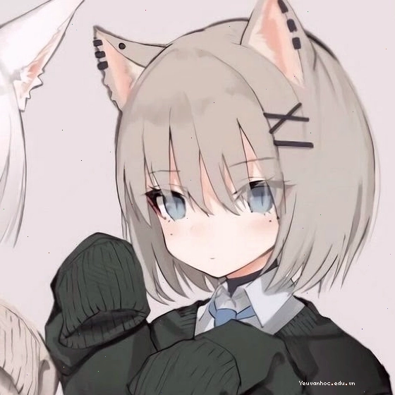 Avatar anime đôi với hiệu ứng mờ nhẹ nhàng