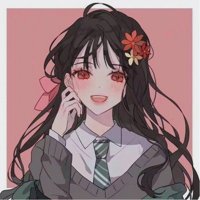 Avatar anime nam với ánh mắt phát sáng huyền bí