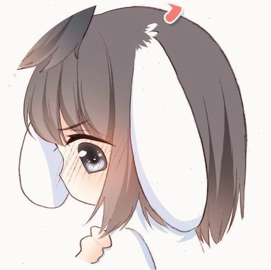 Avatar chibi dễ thương với hiệu ứng mờ nhẹ