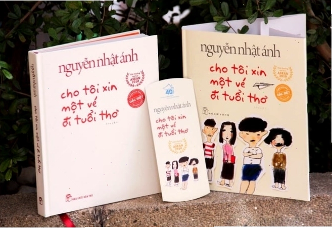 Bìa cuốn sách cho tôi xin một vé đi tuổi thơ của Nguyễn Nhật Ánh