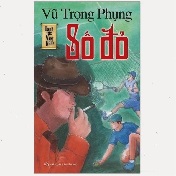 Bìa cuốn tiểu thuyết số đỏ của nhà văn Vũ Trọng Phụng