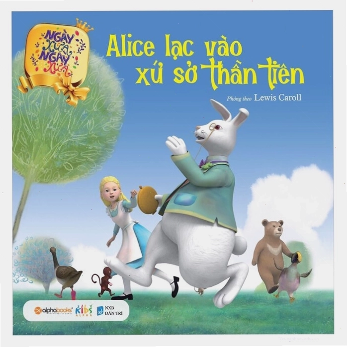 Bìa sách Alice lạc vào xứ sở thần tiên phiên bản mới nhất