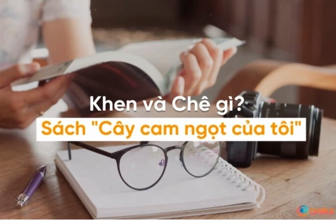 Bìa sách Cây cam ngọt của tôi với thiết kế tinh tế, gợi lên cảm xúc nhẹ nhàng
