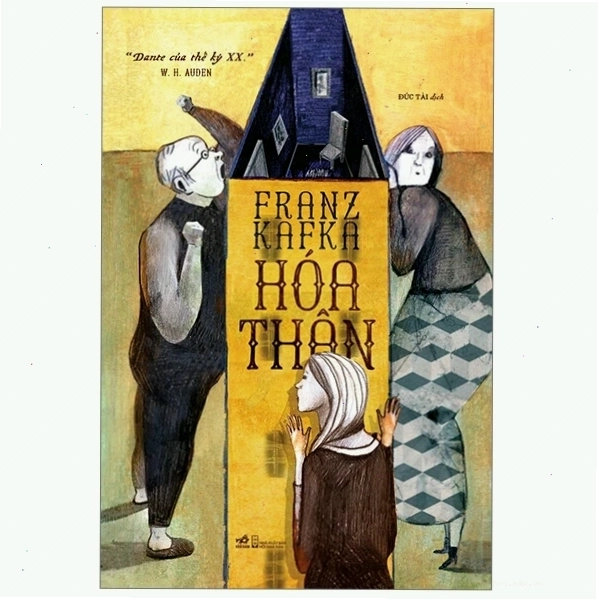 Bìa sách hóa thân truyện của Franz Kafka