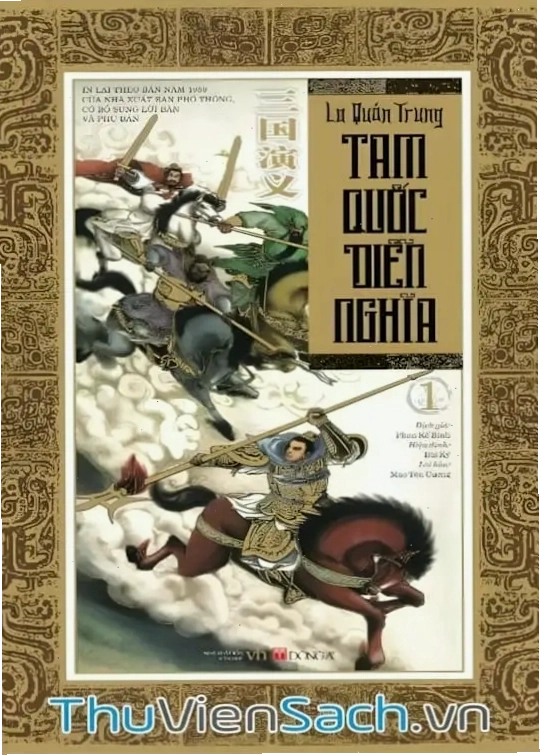 Bìa sách kinh điển Tam Quốc diễn nghĩa