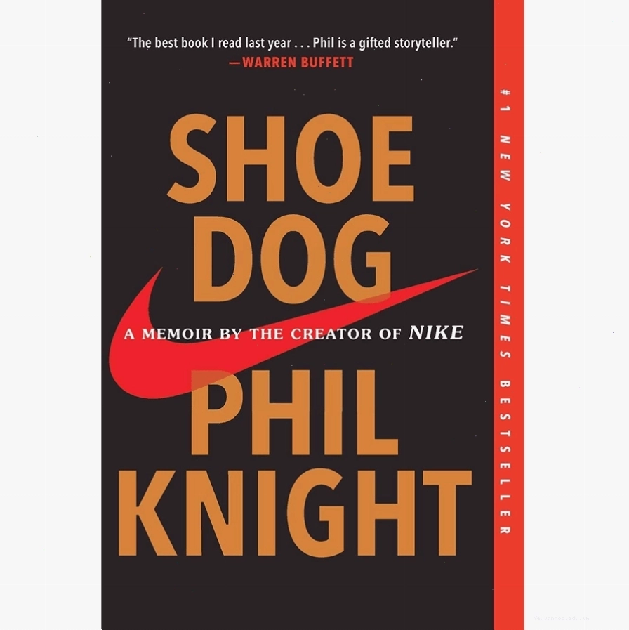 Bìa sách Shoe Dog Gã nghiện giày của tác giả Phil Knight