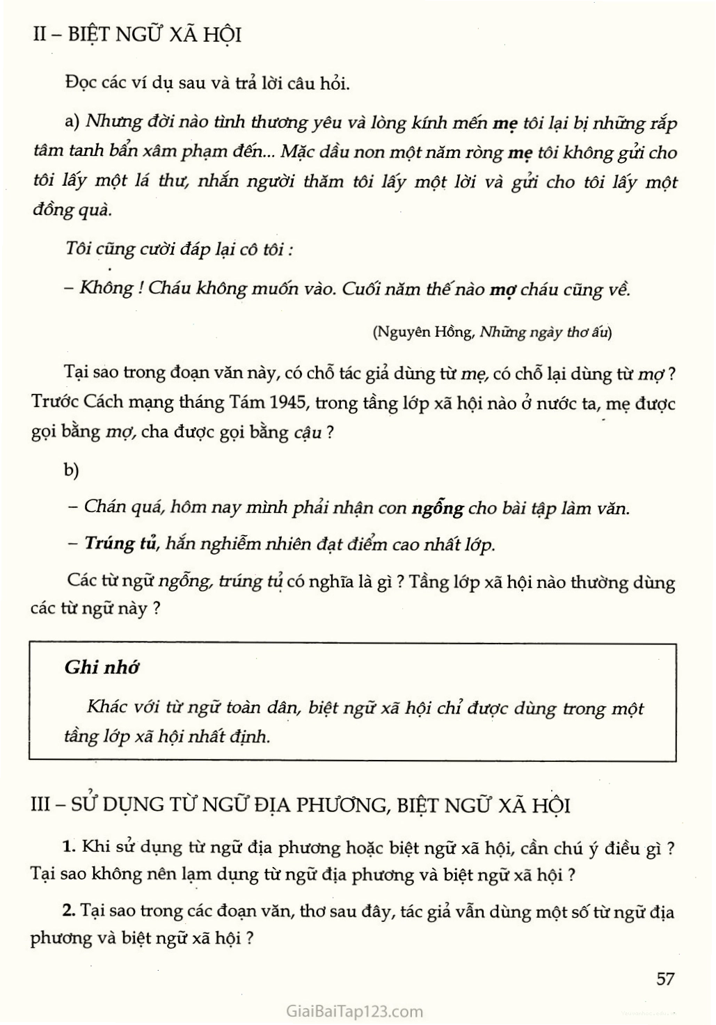 Biệt ngữ xã hội 