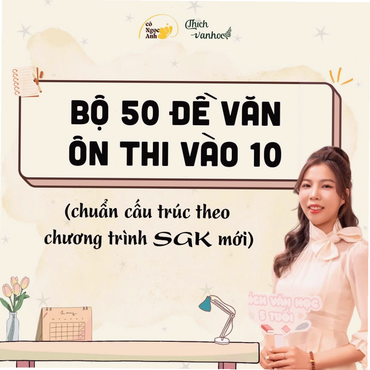 Bộ đề ôn thi Ngữ Văn vào lớp 10