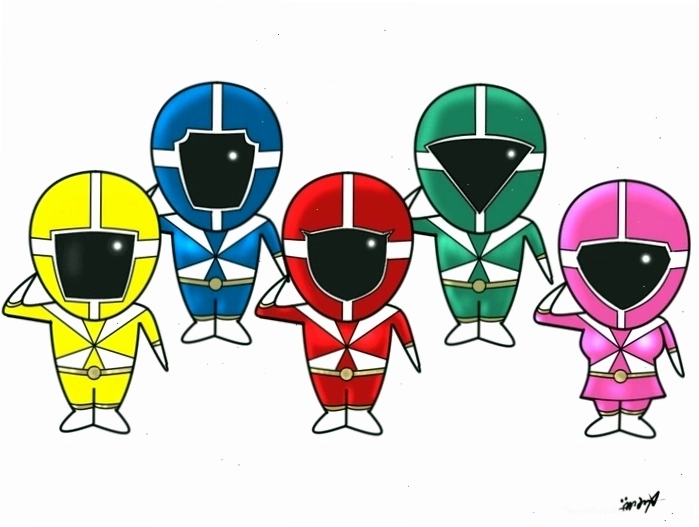 Bộ sưu tập ảnh 5 Anh Em Siêu Nhân chibi được yêu thích rộng rãi
