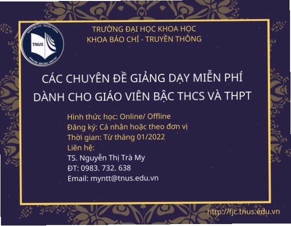 Các chuyên đề giảng dạy văn học tại trường đại học