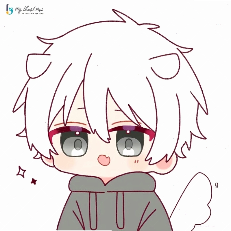 Các mẫu vẽ chibi nam, nữ siêu dễ thương và dễ vẽ