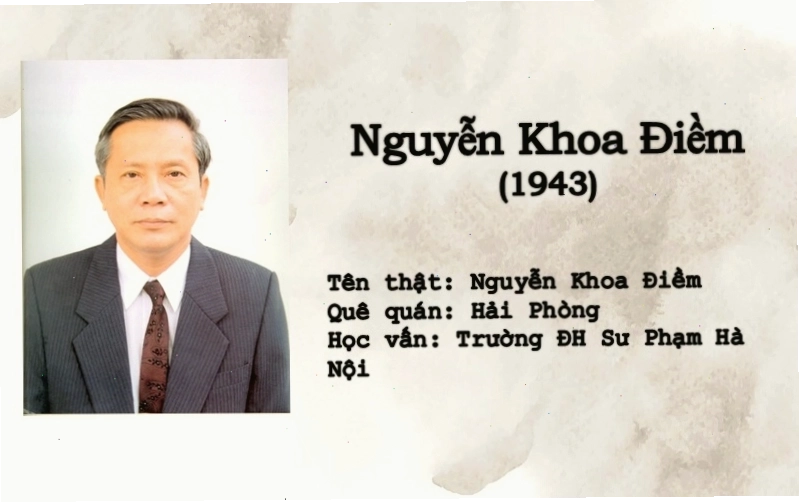 Chân dung nhà thơ Nguyễn Khoa Điềm, tác giả của bài thơ Đất Nước