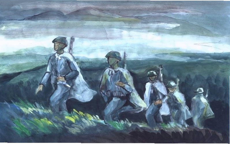 Chân dung nhà thơ Quang Dũng