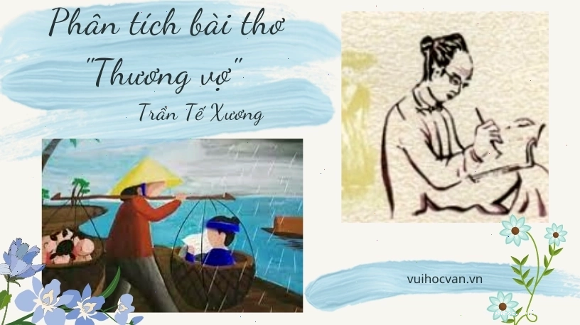 Chân dung nhà thơ Trần Tế Xương và người vợ đảm đang
