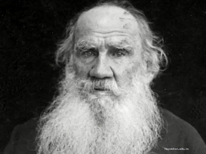 Chân dung nhà văn đại tài Lev Tolstoy