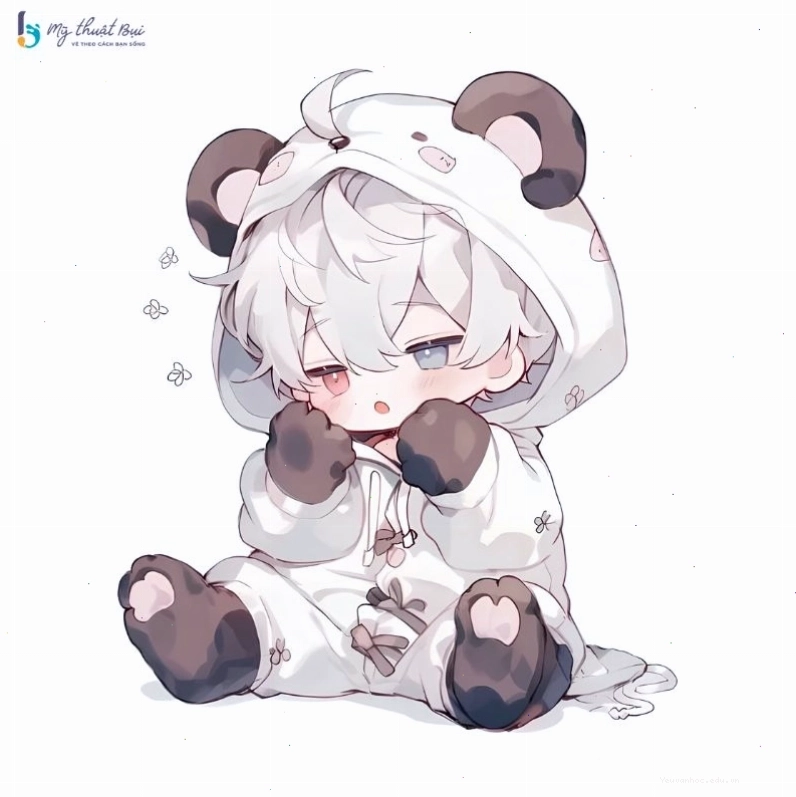 Chàng trai Chibi lịch lãm trong bộ vest