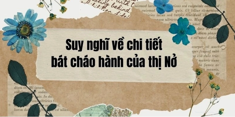 Chi tiết bát cháo hành trong Chí Phèo