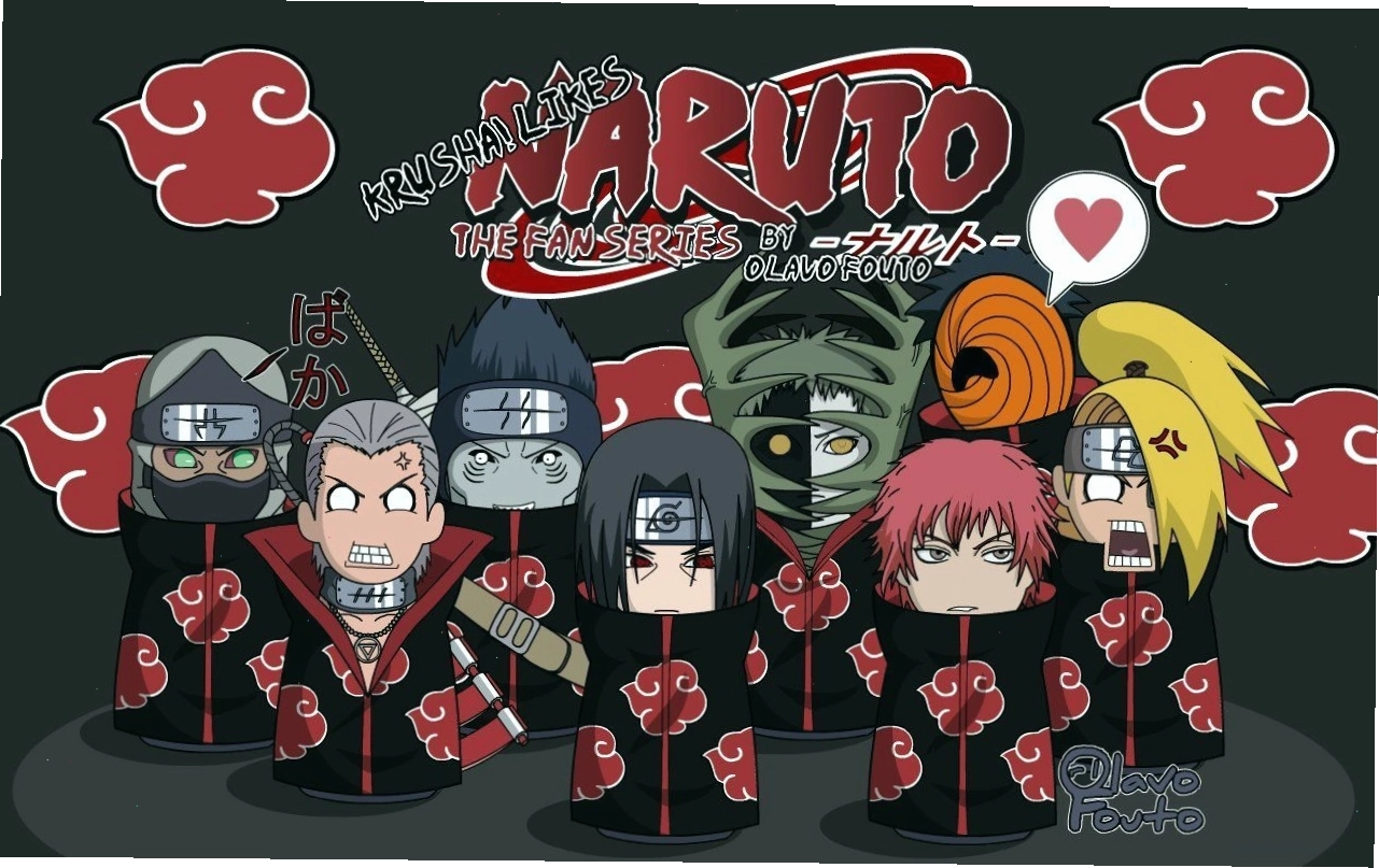 Chibi Akatsuki Wallpaper