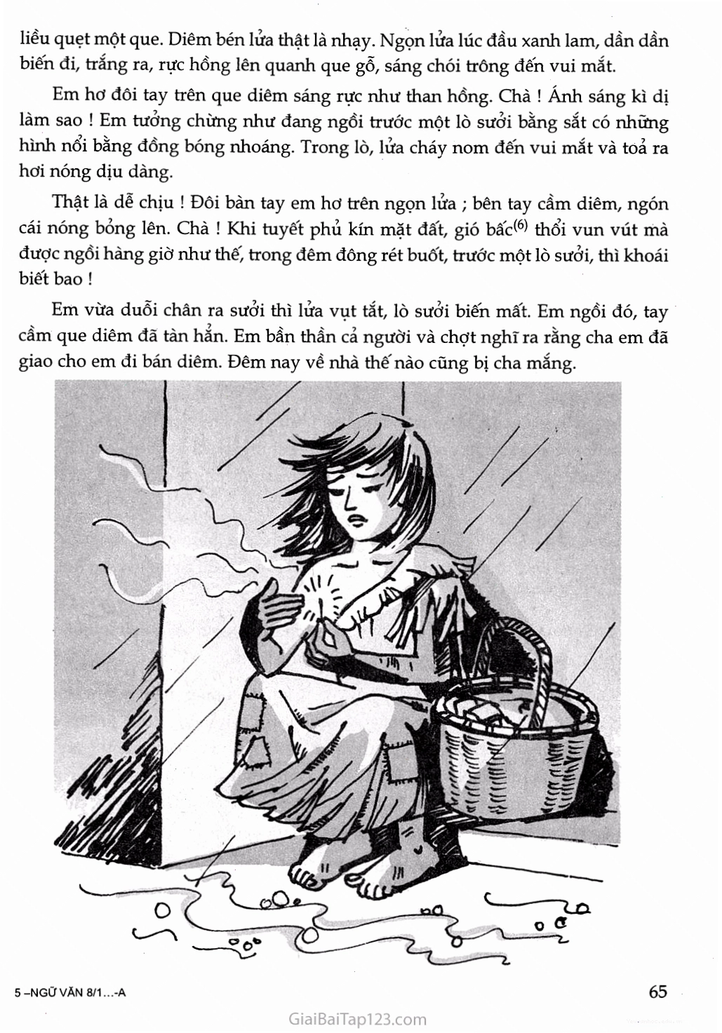 Cô bé bán diêm trong đêm đông