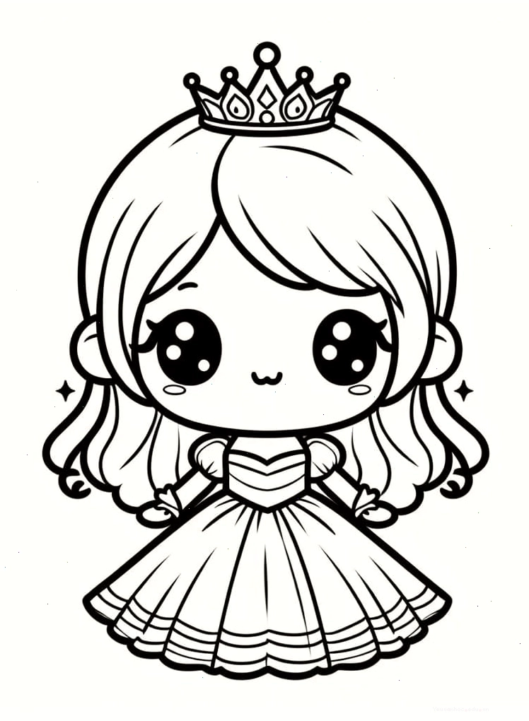 Cô bé chibi đáng yêu với đôi mắt to tròn