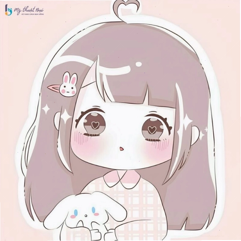Cô gái chibi dễ thương trong trang phục mùa hè