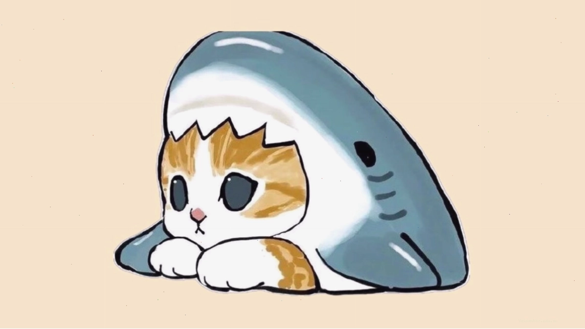 Cô gái mèo cute anime với mái tóc hồng và đôi tai mèo