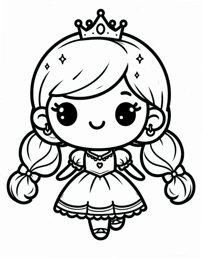 Công Chúa Chibi Dễ Thương