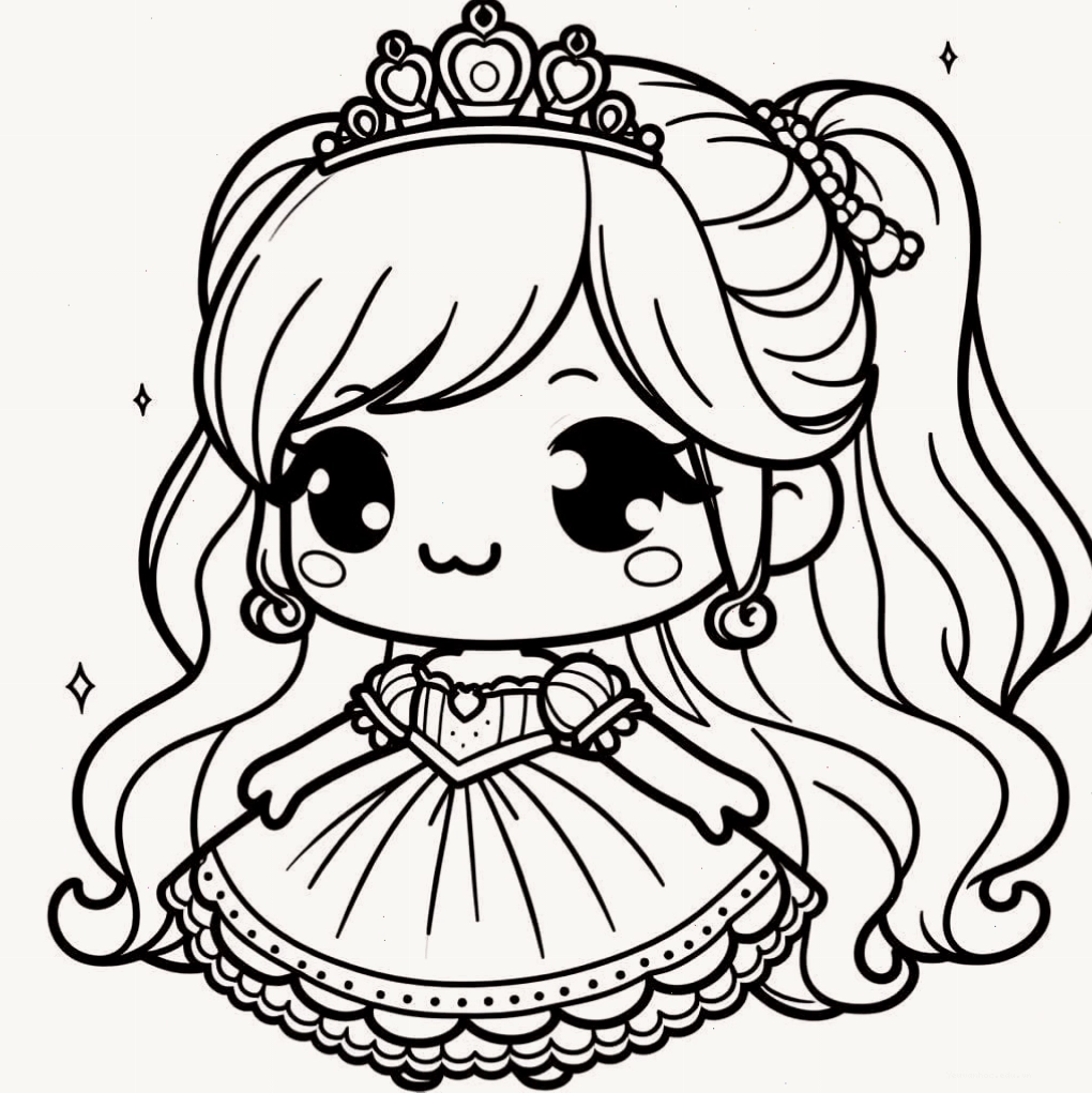 Công chúa chibi thân thiện, gần gũi