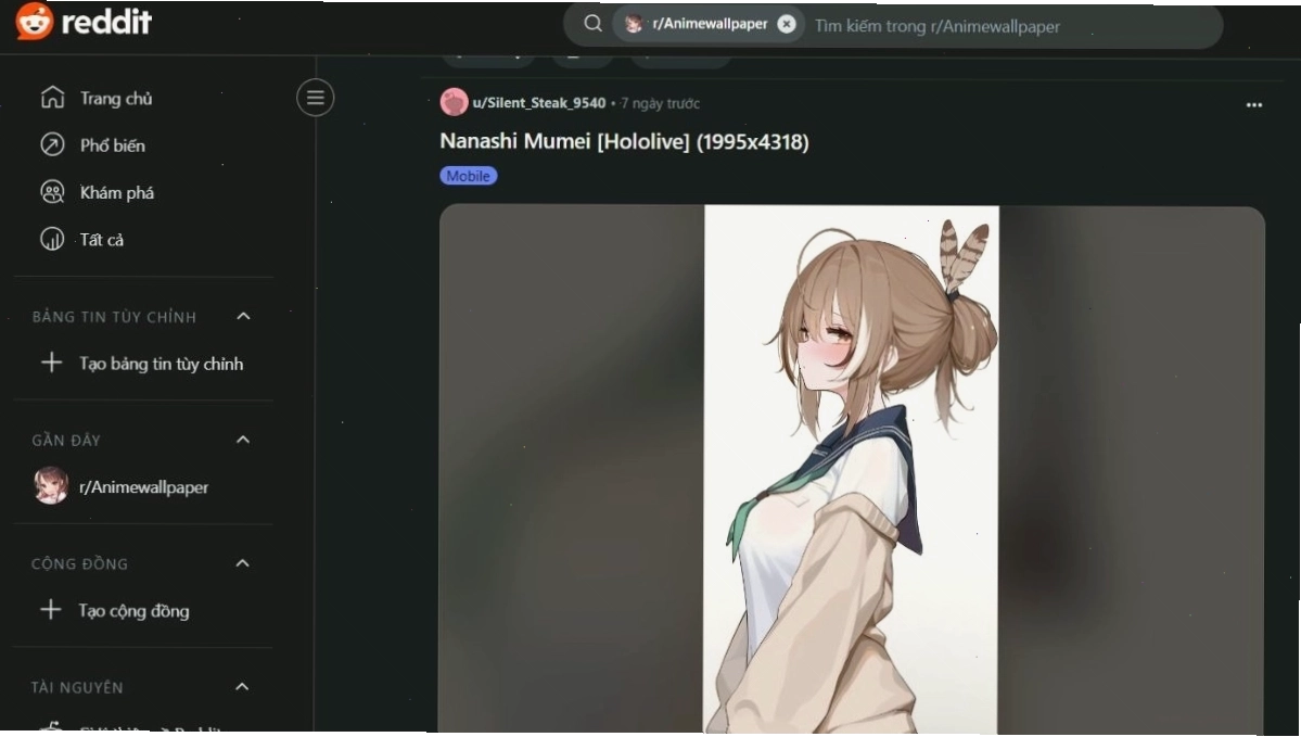 Cộng đồng Reddit chia sẻ nhiều hình nền anime độc đáo