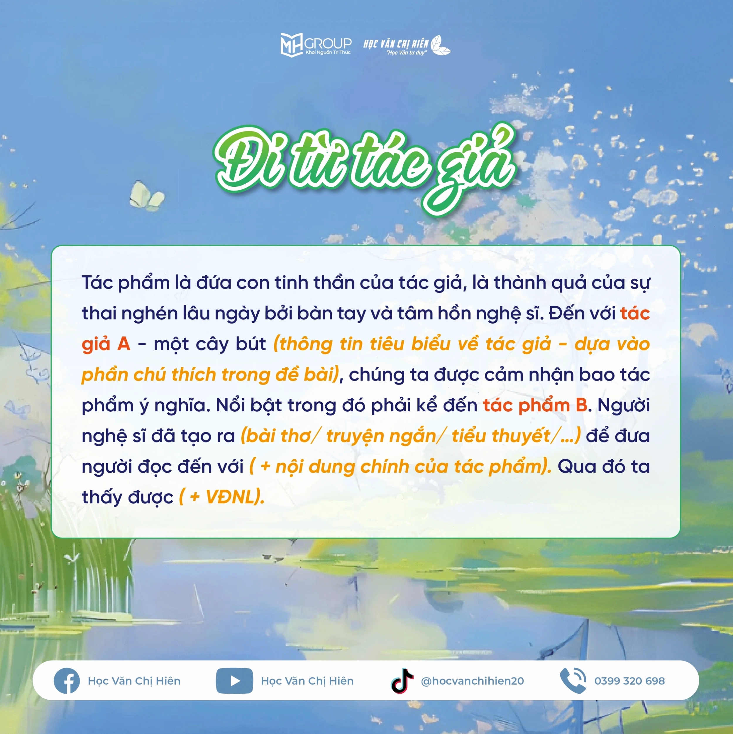 Công thức mở/kết bài văn năng cho mọi dạng bài nghị luận văn học