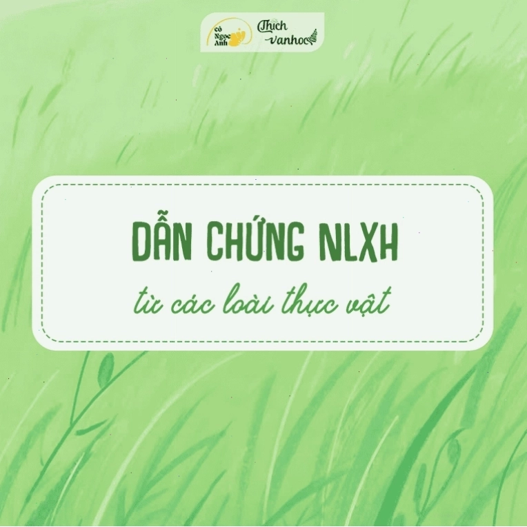 Dẫn chứng nghị luận xã hội từ các loài thực vật