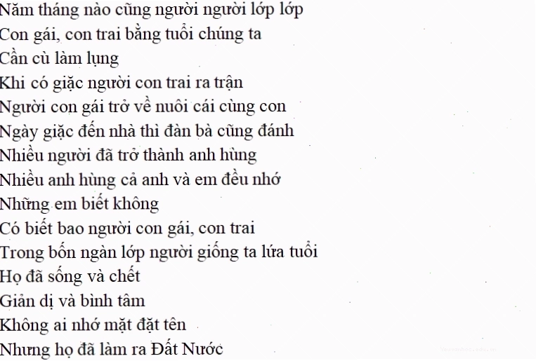 Đất nước là của dân, do dân và vì dân