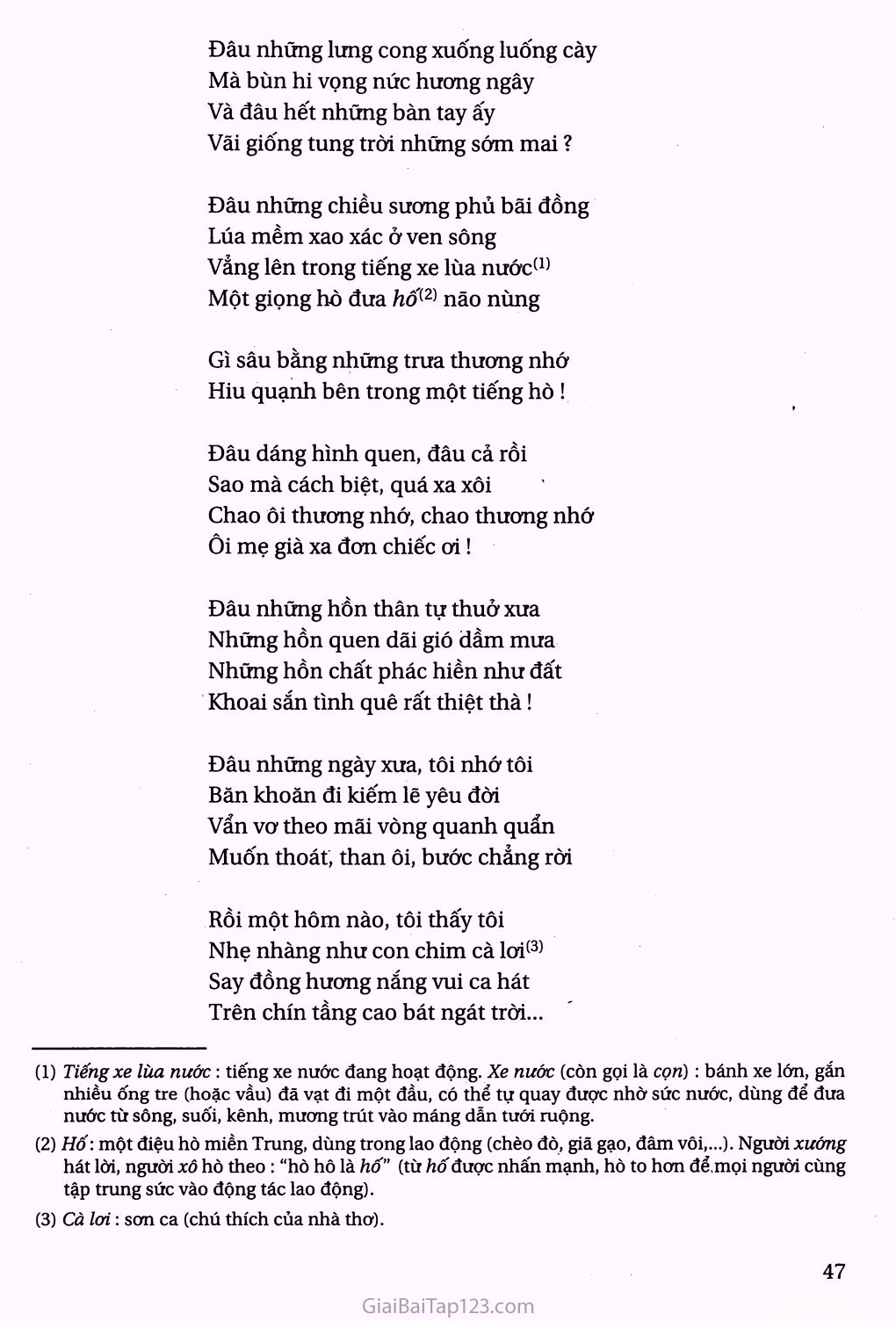 Đọc thêm: Nhớ đồng trang 2