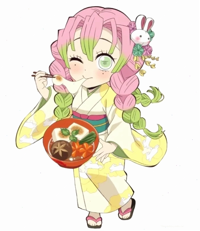 Fanart Mitsuri Chibi với phong cách vẽ độc đáo