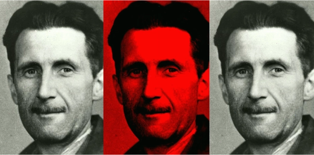 George Orwell tại bàn làm việc năm 1943