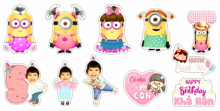Hashtag chibi sinh nhật