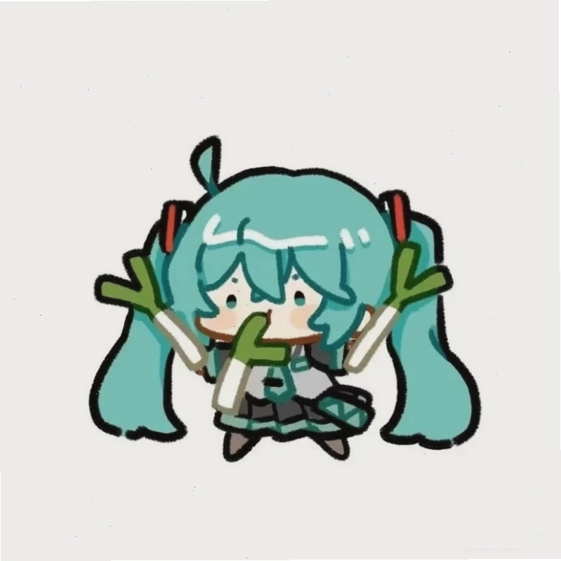 Hatsune Miku Chibi trong trang phục mùa hè tươi mát