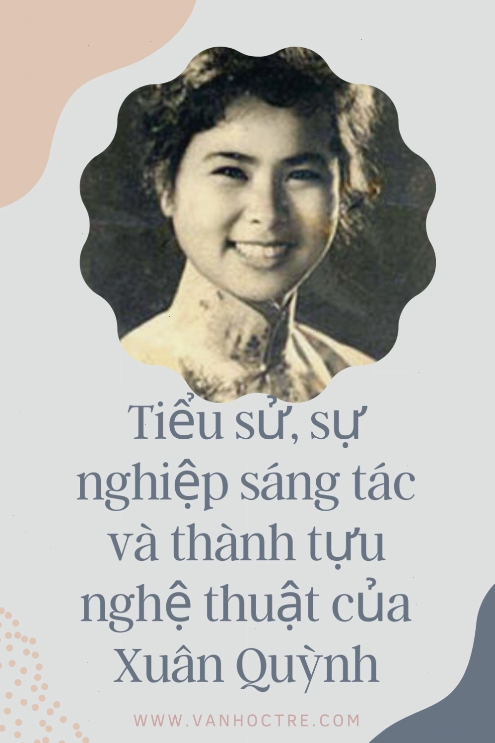 Hình ảnh chân dung nhà thơ Xuân Quỳnh