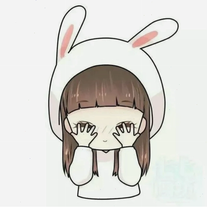 Hình ảnh đại diện chibi cute, cô gái tóc nâu, áo len, phong cách mùa thu.