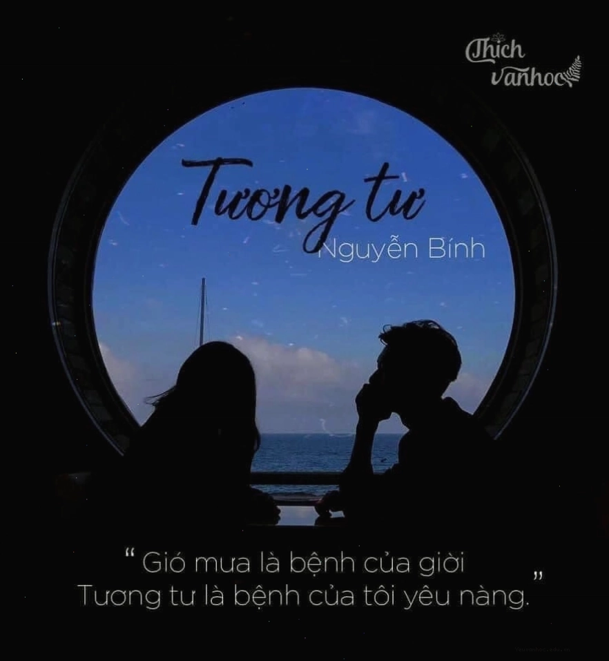 Hình ảnh minh họa bài thơ tương tư của thi sĩ Nguyễn Bính