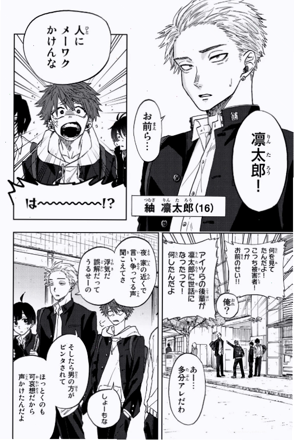 Hình ảnh minh họa khác từ manga Kaoru Hana wa Rin to Saku