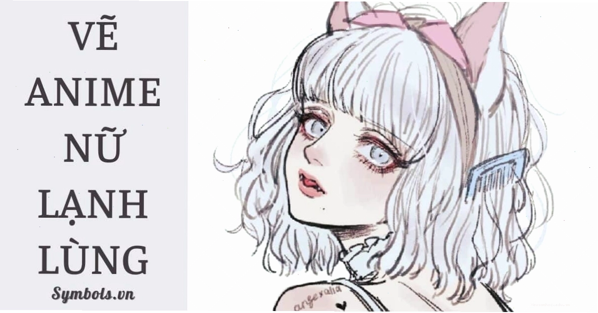 Hình ảnh minh họa nhân vật anime nữ lạnh lùng