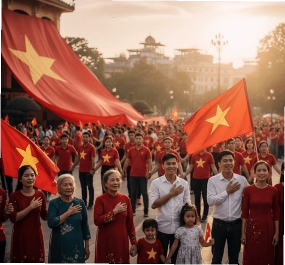 Hình ảnh minh họa tinh thần yêu nước qua các thời kỳ lịch sử Việt Nam