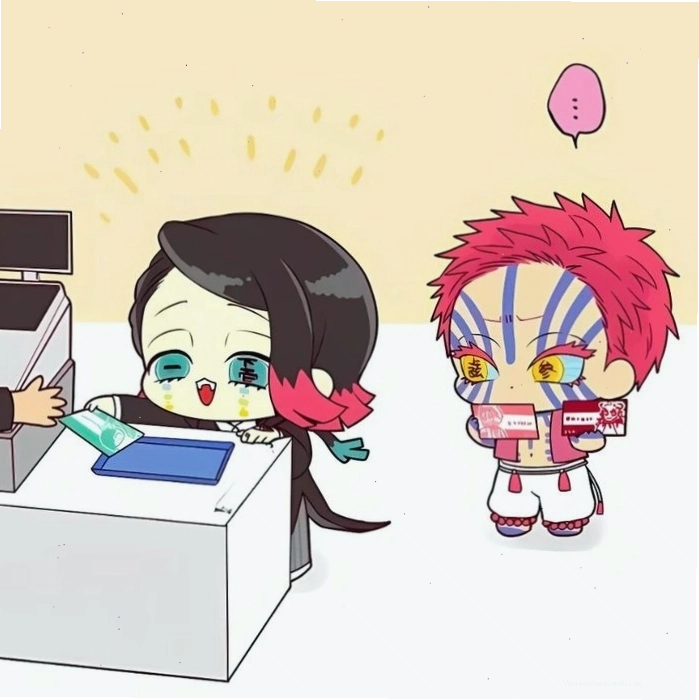 Hình ảnh ngộ nghĩnh của ác quỷ anime chibi