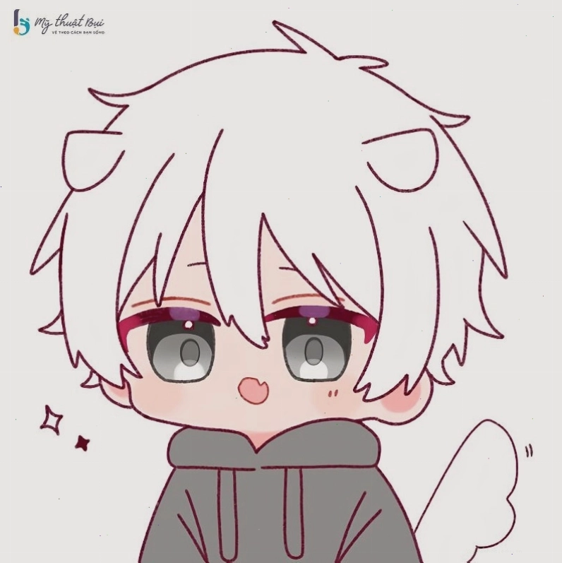Hình chibi nam, nữ siêu cute dễ thương và cực dễ vẽ
