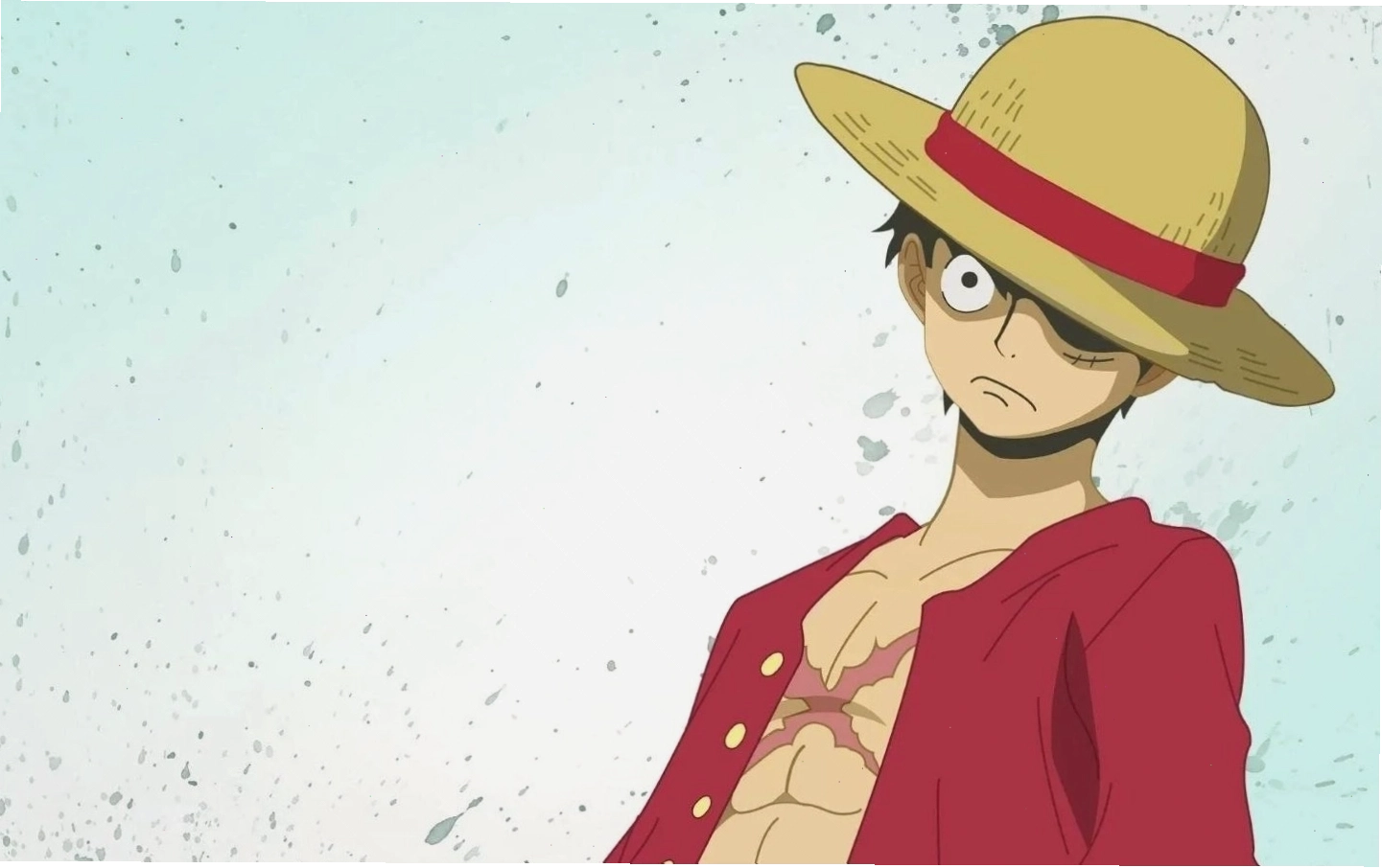 Hình nền anime Luffy nghiêm túc trong trận chiến