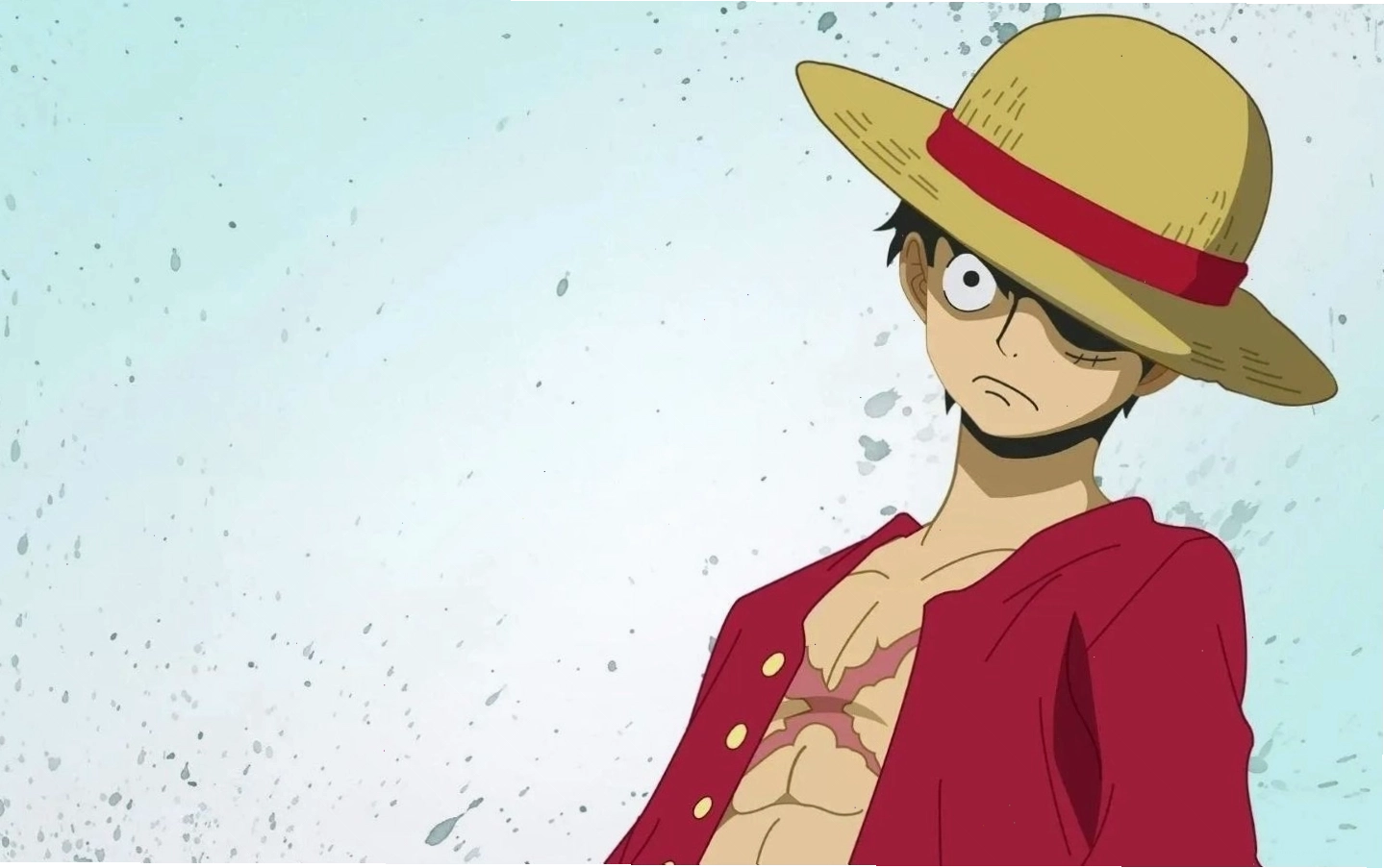 Hình nền anime Luffy nghiêm túc trong trận chiến