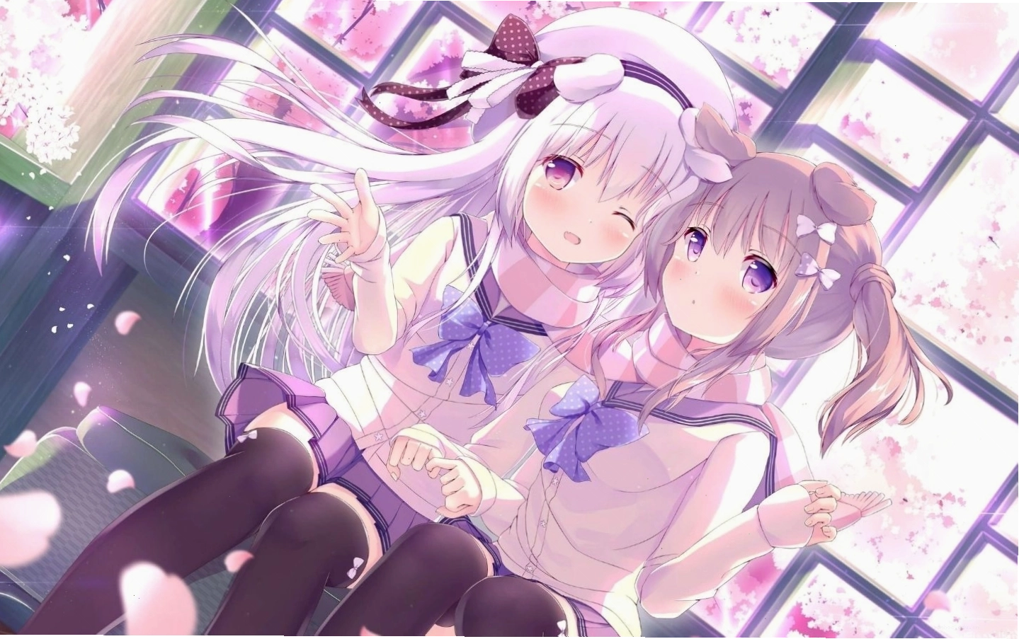 Hình nền anime nhân vật nữ cute đáng yêu, tươi tắn