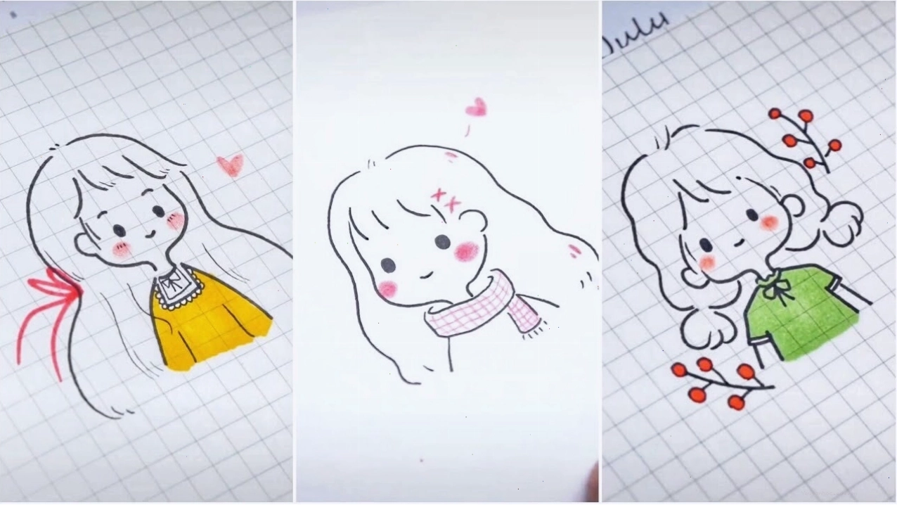 Hình nền chibi chủ đề mùa đông