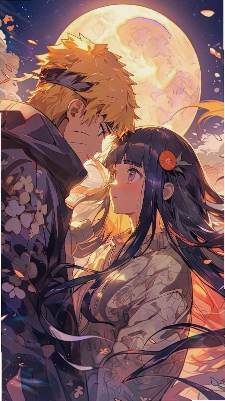 Hình nền điện thoại Naruto phong cách lãng mạn